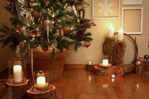 woodland style Christmas theme