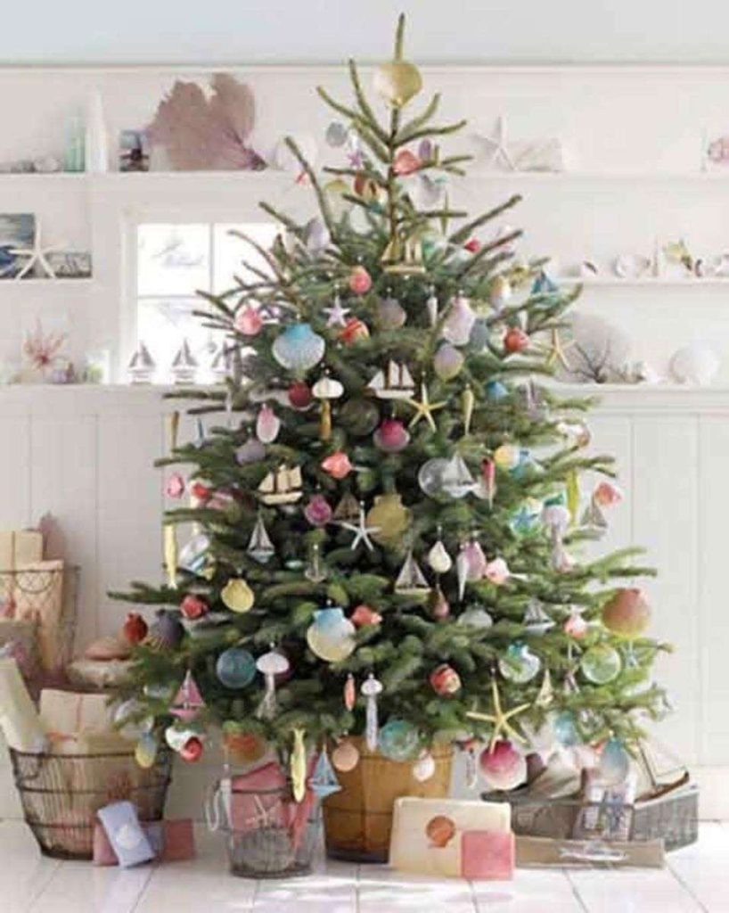 Seashore Coastal themed Christmas decor