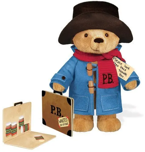 Paddington stuffed teddy bear